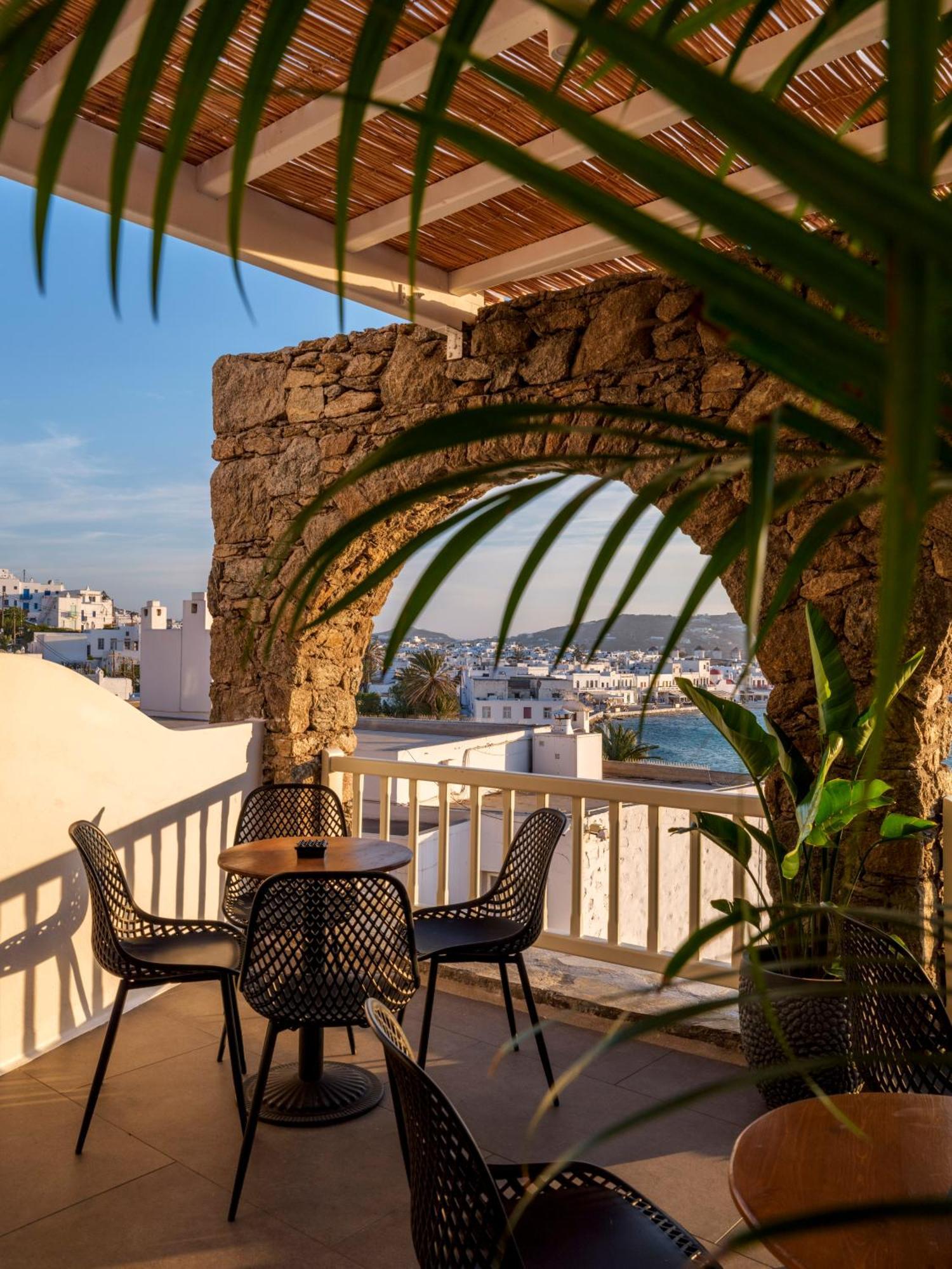 Yalos Hotel Sunset View Mykonos Town Private Rooms Bagian luar foto