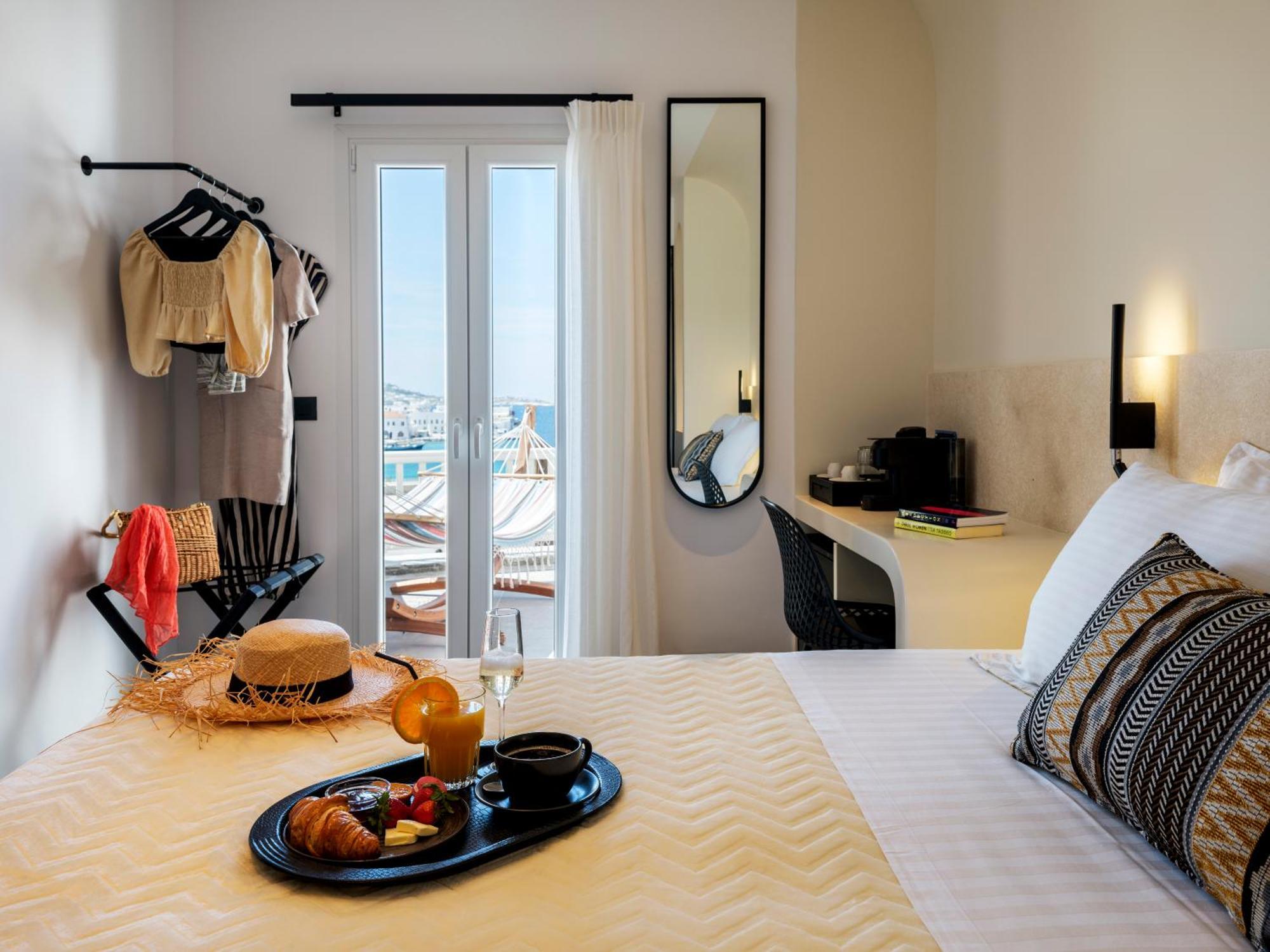 Yalos Hotel Sunset View Mykonos Town Private Rooms Bagian luar foto