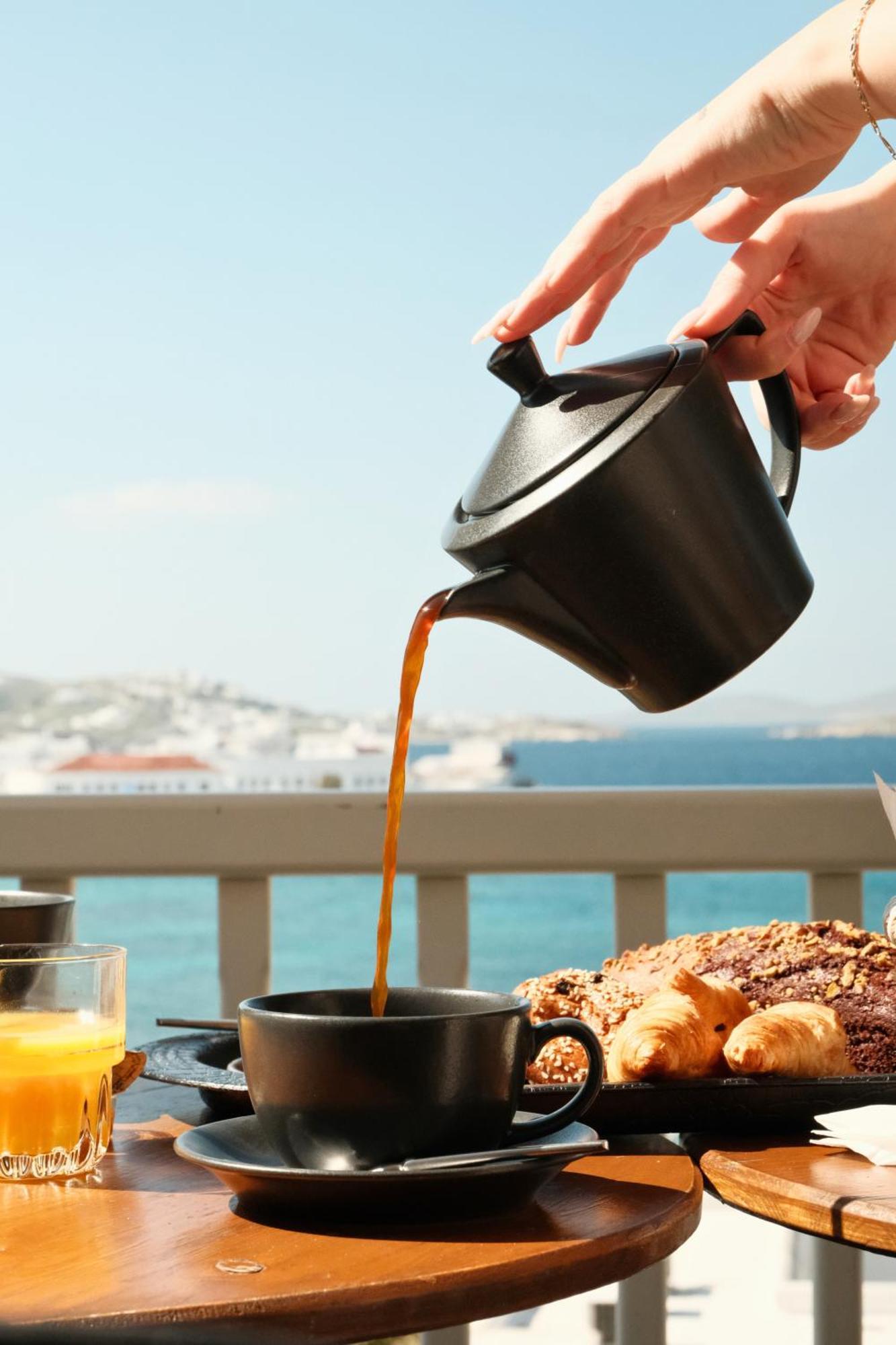 Yalos Hotel Sunset View Mykonos Town Private Rooms Bagian luar foto
