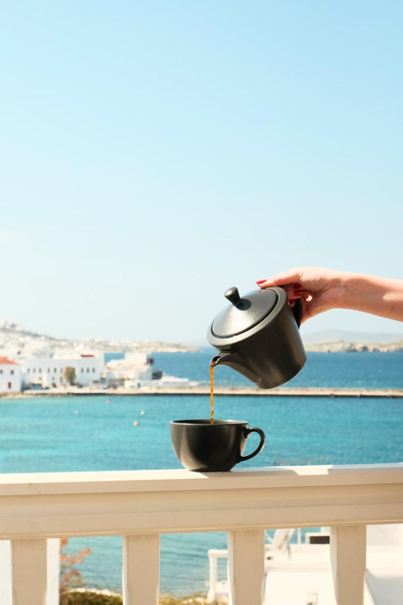 Yalos Hotel Sunset View Mykonos Town Private Rooms Bagian luar foto