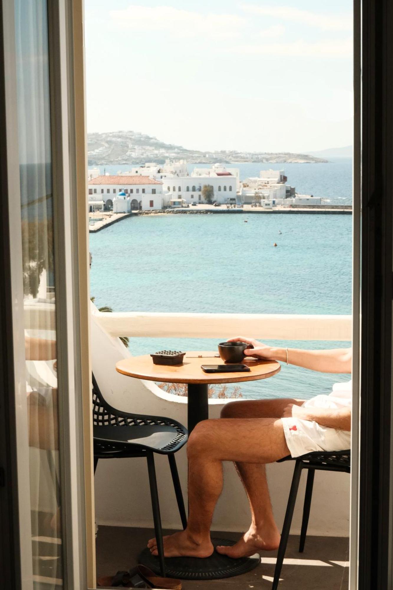 Yalos Hotel Sunset View Mykonos Town Private Rooms Bagian luar foto
