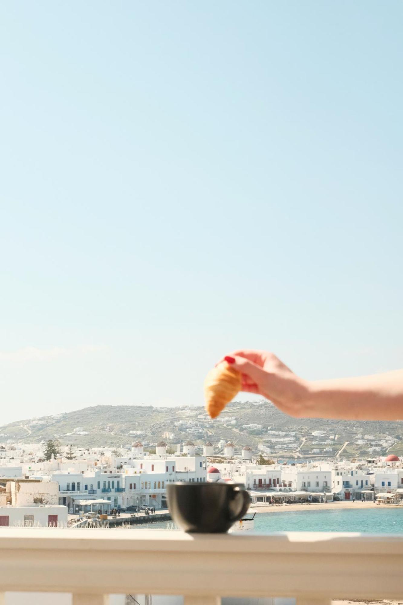 Yalos Hotel Sunset View Mykonos Town Private Rooms Bagian luar foto